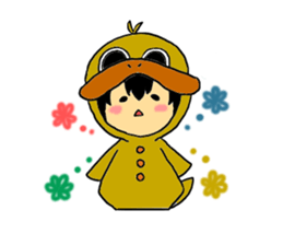Kigurumi Animal collection sticker #7839613