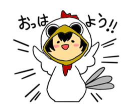 Kigurumi Animal collection sticker #7839614