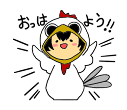 Kigurumi Animal collection sticker #7839614