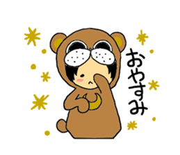 Kigurumi Animal collection sticker #7839615