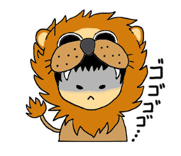 Kigurumi Animal collection sticker #7839616