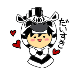 Kigurumi Animal collection sticker #7839620