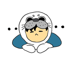 Kigurumi Animal collection sticker #7839638