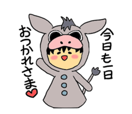 Kigurumi Animal collection sticker #7839639
