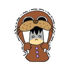 Kigurumi Animal collection sticker #7839645