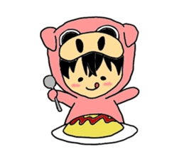 Kigurumi Animal collection sticker #7839646