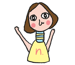 Vanilla on vacation. sticker #7839654