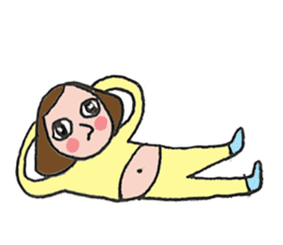 Vanilla on vacation. sticker #7839655