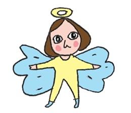 Vanilla on vacation. sticker #7839656