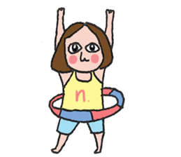 Vanilla on vacation. sticker #7839657