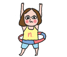 Vanilla on vacation. sticker #7839657