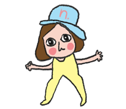 Vanilla on vacation. sticker #7839670