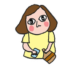 Vanilla on vacation. sticker #7839674