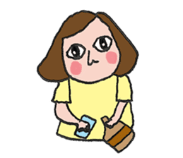 Vanilla on vacation. sticker #7839674