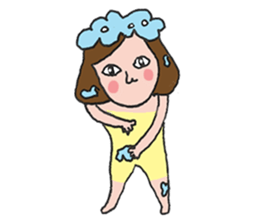 Vanilla on vacation. sticker #7839679