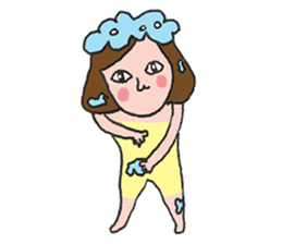 Vanilla on vacation. sticker #7839679