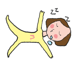 Vanilla on vacation. sticker #7839682