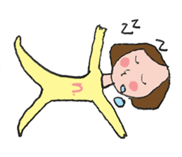 Vanilla on vacation. sticker #7839682