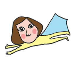 Vanilla on vacation. sticker #7839684