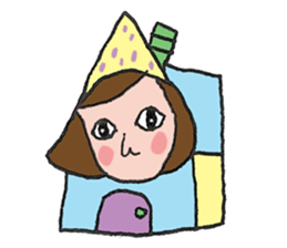 Vanilla on vacation. sticker #7839685