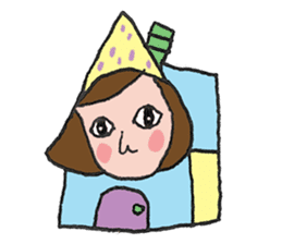 Vanilla on vacation. sticker #7839685