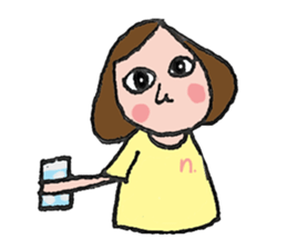 Vanilla on vacation. sticker #7839689