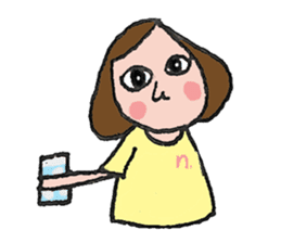 Vanilla on vacation. sticker #7839689