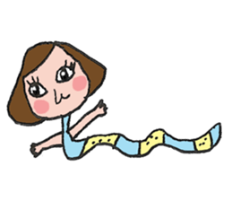 Vanilla on vacation. sticker #7839691