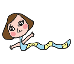 Vanilla on vacation. sticker #7839691