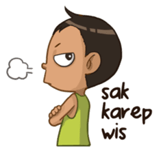 Emon Cah Mbeling sticker #7839698