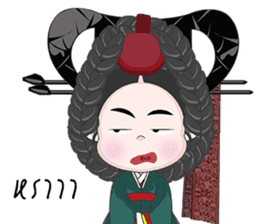 Lady in The Palace of Joseon sticker #7839774
