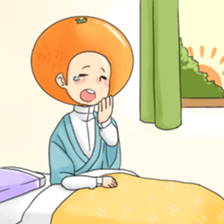 Orange-kunSticker sticker #7840102