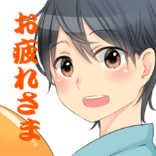 Orange-kunSticker sticker #7840131