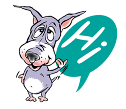 "JACKO" THE EMOTIONAL DOG sticker #7840612