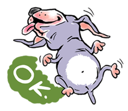 "JACKO" THE EMOTIONAL DOG sticker #7840615