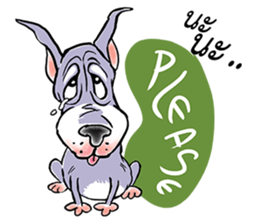 "JACKO" THE EMOTIONAL DOG sticker #7840616