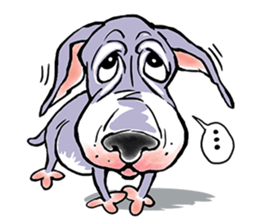 "JACKO" THE EMOTIONAL DOG sticker #7840638