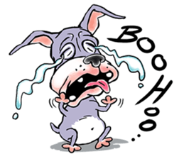 "JACKO" THE EMOTIONAL DOG sticker #7840639