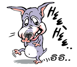 "JACKO" THE EMOTIONAL DOG sticker #7840642