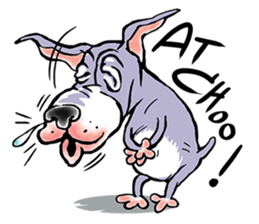 "JACKO" THE EMOTIONAL DOG sticker #7840649