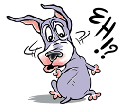 "JACKO" THE EMOTIONAL DOG sticker #7840650