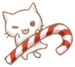 Christmas Cat sticker #7840656