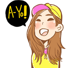 Yellow Polar Bear sticker #7840743