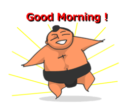 Sumo Wrestler Sticker 01 sticker #7841053