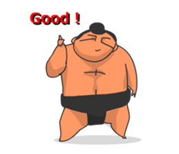 Sumo Wrestler Sticker 01 sticker #7841060