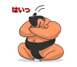 Sumo Wrestler Sticker 01 sticker #7841075