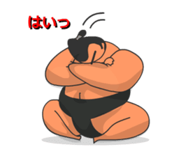 Sumo Wrestler Sticker 01 sticker #7841075