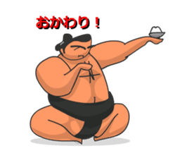 Sumo Wrestler Sticker 01 sticker #7841078