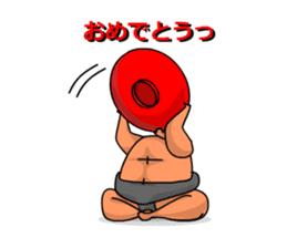 Sumo Wrestler Sticker 01 sticker #7841083