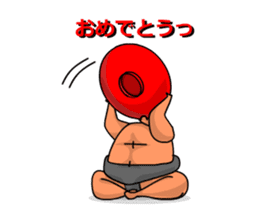 Sumo Wrestler Sticker 01 sticker #7841083